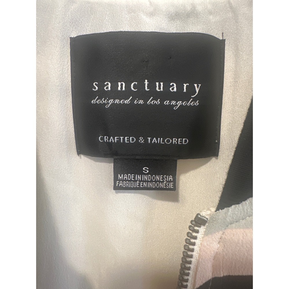 Sanctuary anthro Womens Camo Bomber Jacket Black Pink Grey White Zip S casual - Picture 7 of 9